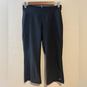 Nike Dri Fit Capri Bootcut Active Legging Pants Black Size XS